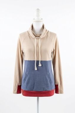 NEW AMPERSAND AVE cowlneck sweatshirt in crisp morning